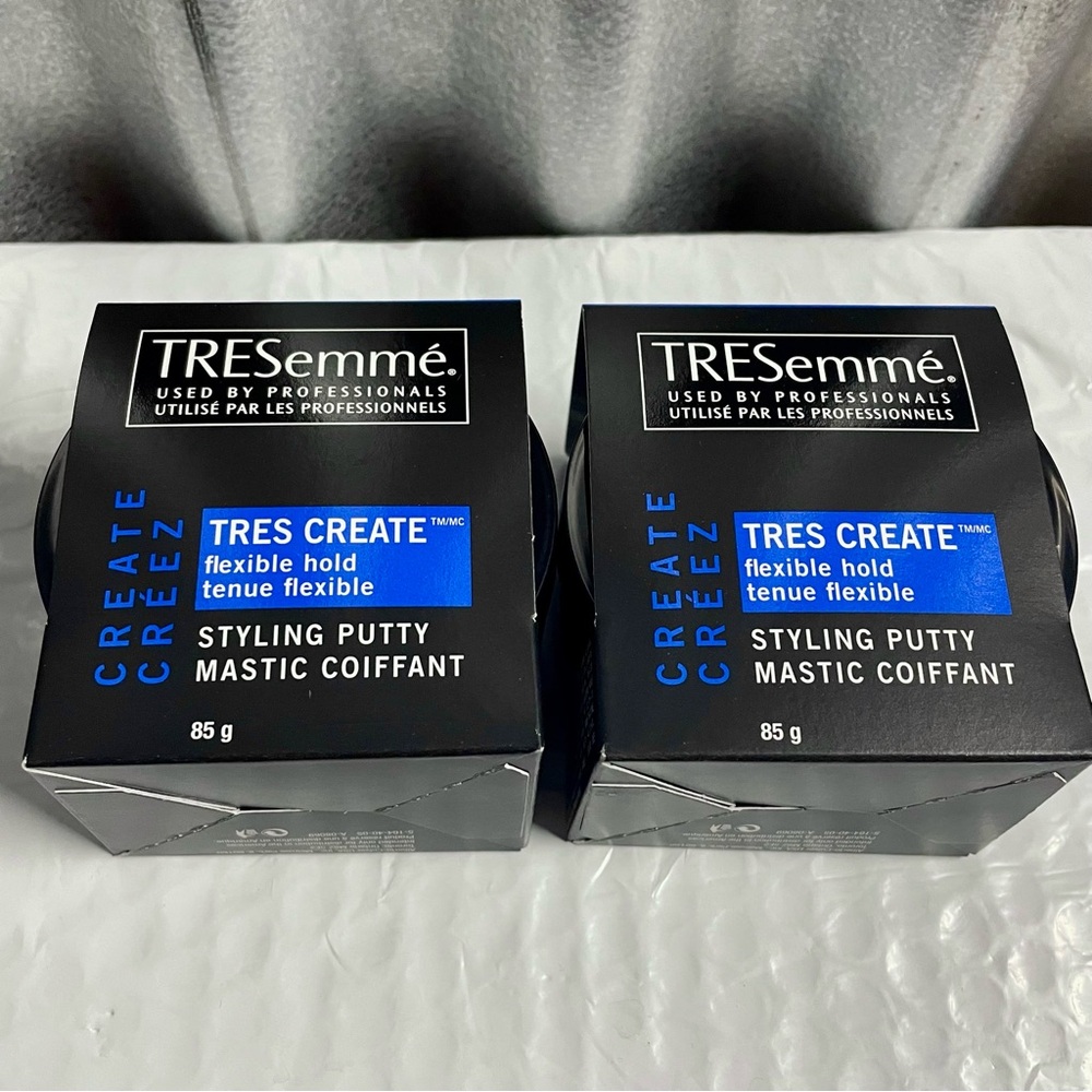 2 pack TRESEMME TRES CREATE Hair STYLING PUTTY FLEXIBLE HOLD 3oz 85g Each NEW